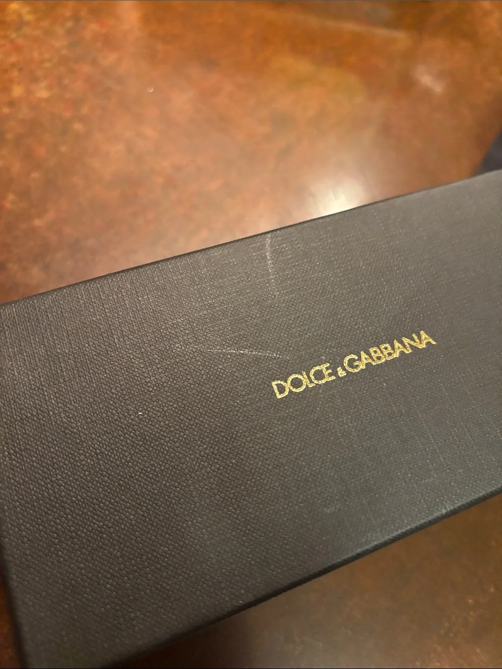 NWT D&G Matte Black Square Sunglasses with Dark Lenses